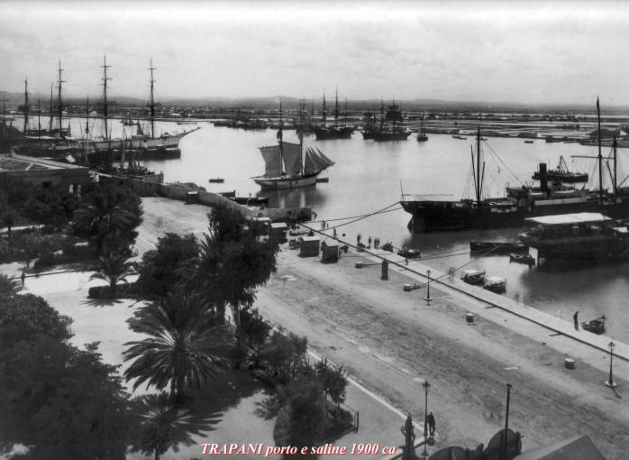 Vecchia Trapani 253 - Trapani - Porto e Saline anno 1900.jpg